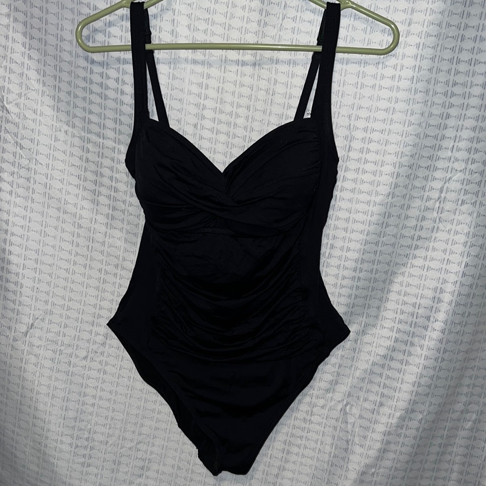 La Blanca black one piece swim 👙